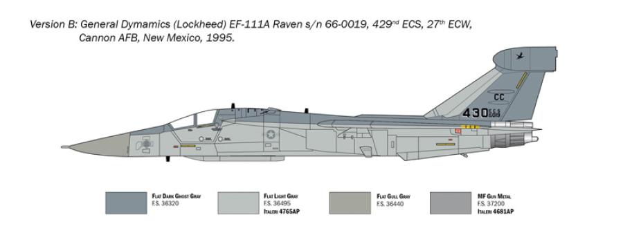 Italeri 1:72 EF-111 A Raven