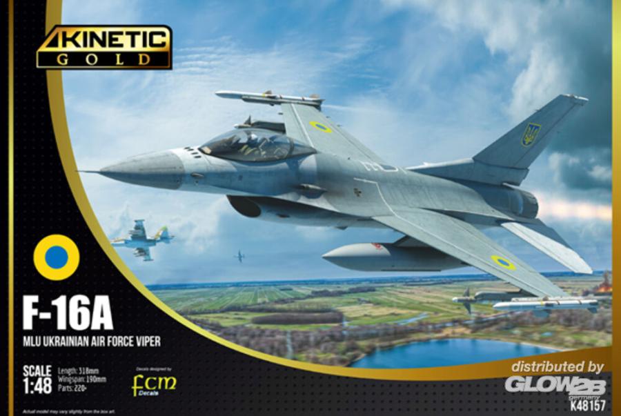 Kinetic 1/48 F-16A Ukraine AF (with PIDS)