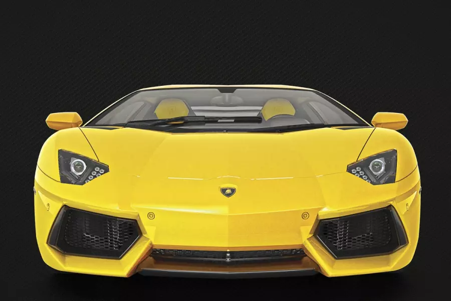 Lamborghini Aventador - Yellow