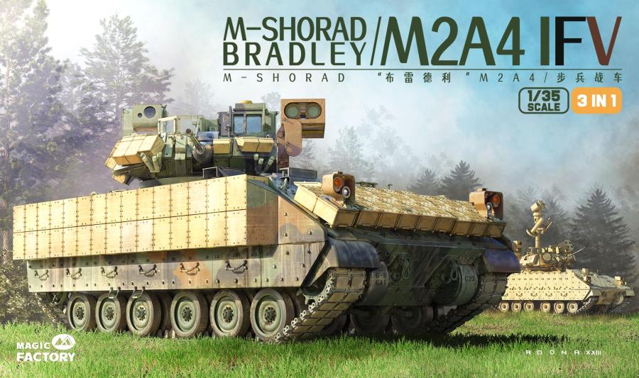 Magicfactory 1/35 M-Shorad M2A4 Bradley IFV(3-in-1)