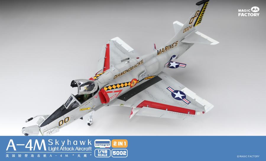 Magicfactory 1/48 A-4M Skyhawk Light Attack Aircraft