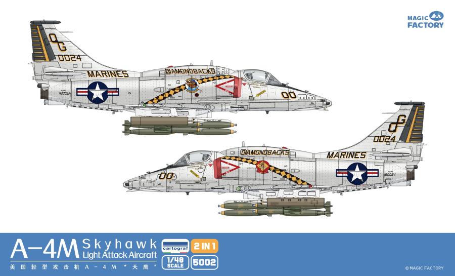 Magicfactory 1/48 A-4M Skyhawk Light Attack Aircraft