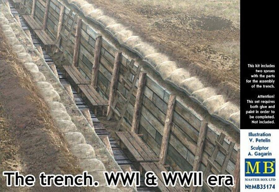 Masterbox 1/35 The trench. WWI & WWII era