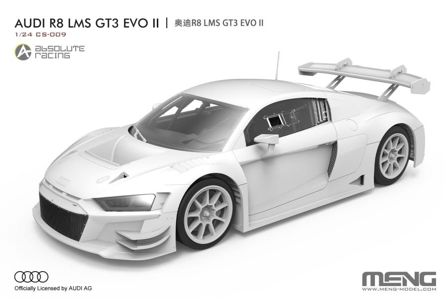 Meng 1/24 AUDI R8 LMS GT3 EVO II B-Quik Absolute Racing