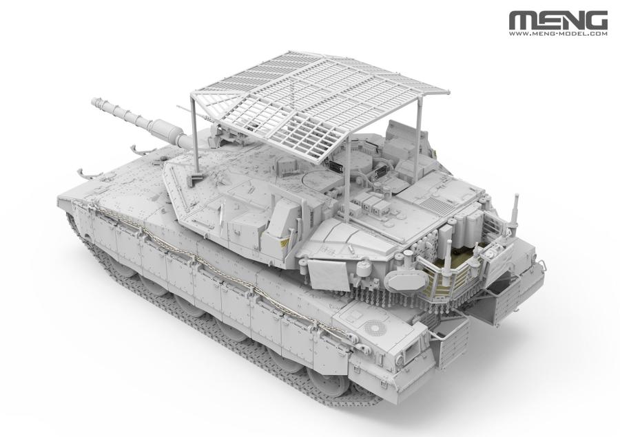 Meng 1/35 Israel Merkava Mk.4M w/Roof-Mounted Slat Armor