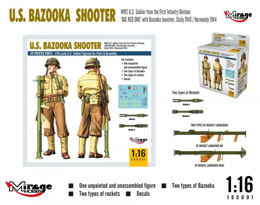 Miragehobby 1/16 U.S. Bazooka Shooter