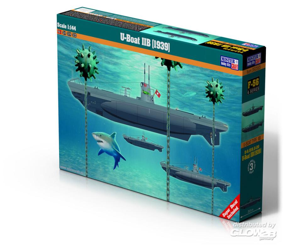 Mistercraft 1/144 U-Boat Type IIB (1939)