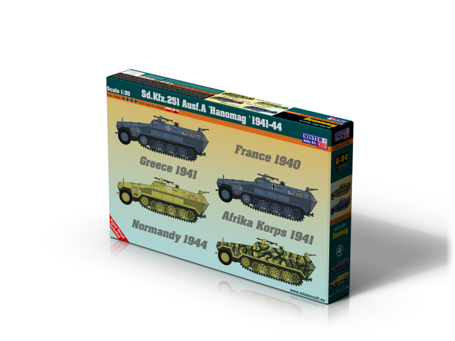 Mistercrfat 1/35 Sd. Kfz 251 1/35 Ausf. A Hanomag 1941-44