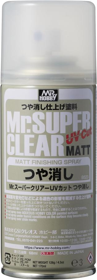 Mr. Hobby Super Clear UV cut Matt Spray (170 ml) mattalakka