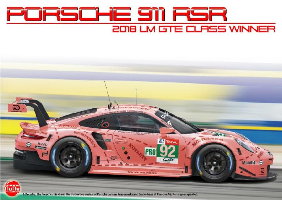 Nunu 1/24 Porsche 911 RSR 2018 LM GTE Class Winner