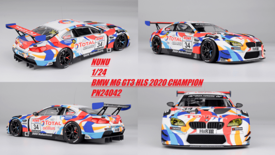 Nunu 1/24 BMW M6 GT3 2020 NLS winner pienoismalli