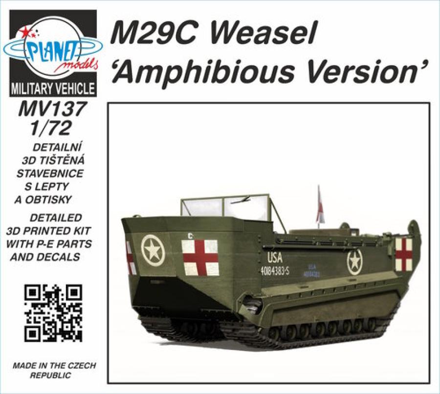 Planetmodels 1/72 M29C Weasel "Amphibious Version"