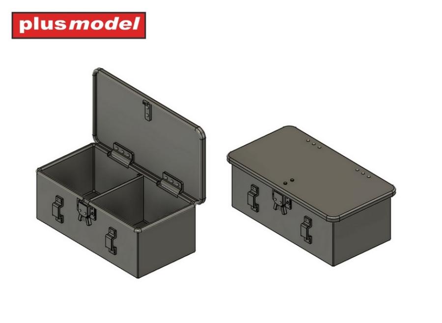 Plusmodel 1/35 Magazines and ammo boxes for the Lewis machine gun