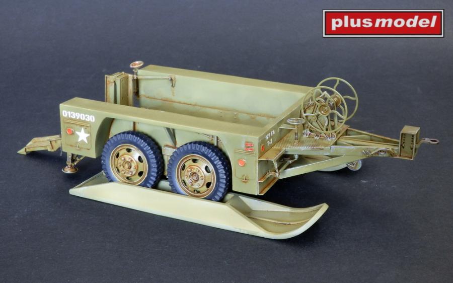 Plusmodel 1/35 US trailer M18 tandem axle