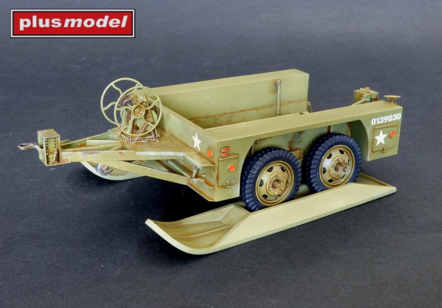 Plusmodel 1/35 US trailer M18 tandem axle