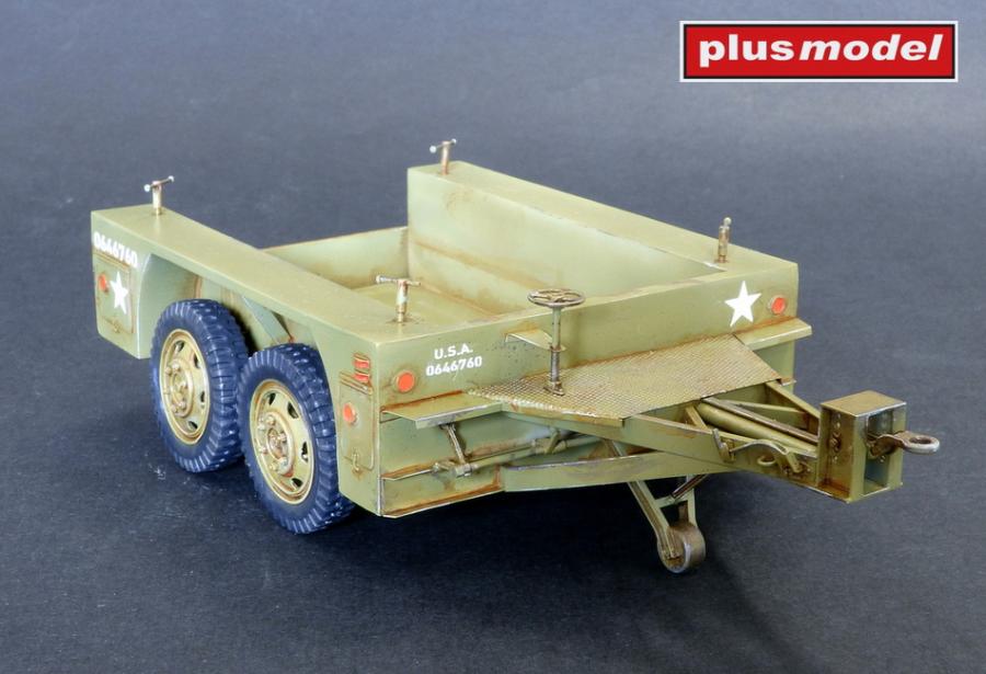 Plusmodel 1/35 US trailer M7 tandem axle