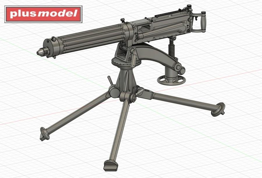 Plusmodel 1/35 Machine gun Vickers pattern A