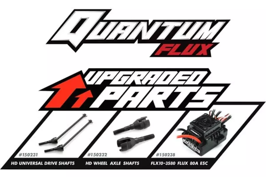 Quantum XT Flux 80A 1/10 4WD Truck - Silver