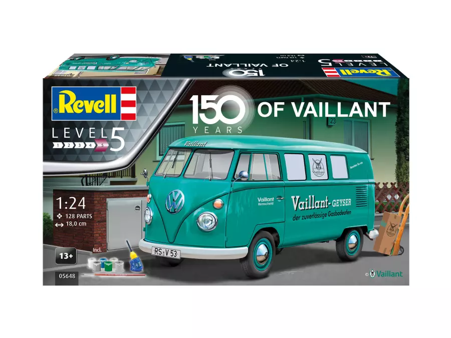 Revell 1/24 Gift Set '150 years of Vaillant' (VW T1 Bus)