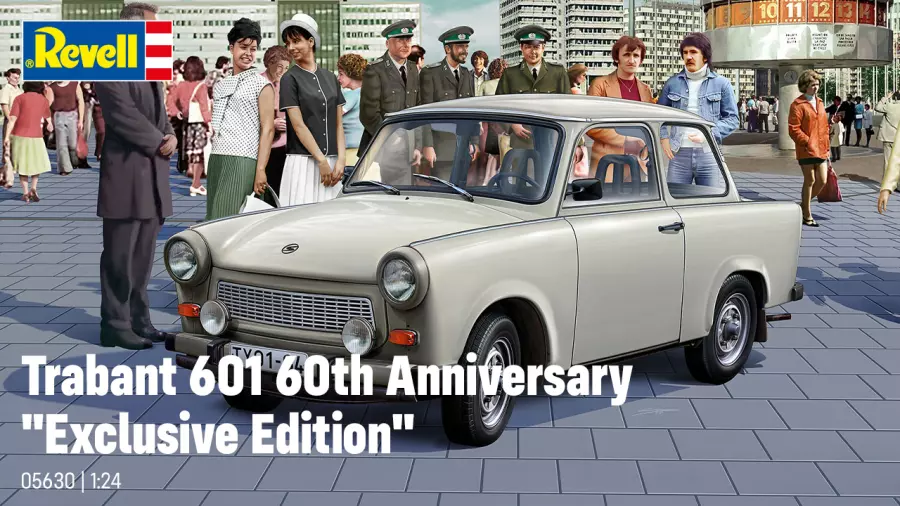 Revell 1/24 Gift Set '60th Anniversary Trabant 601'