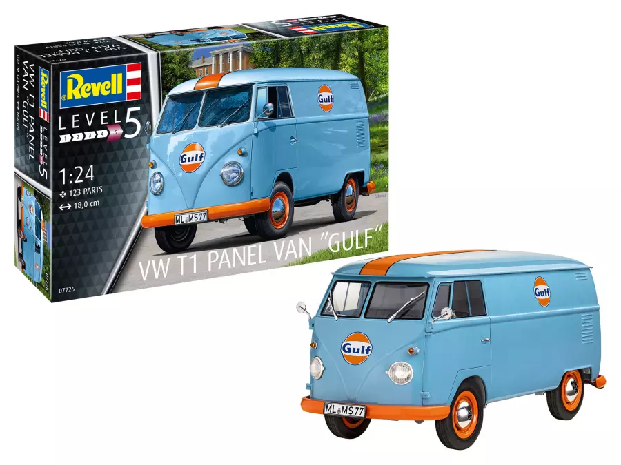 Revell 1/24 VW T1 panel van (Gulf Decoration)