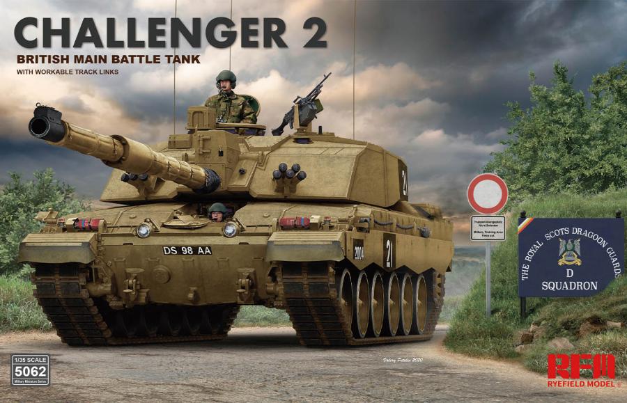 Ryefield 1/35 British Challenger 2 w/workable track links