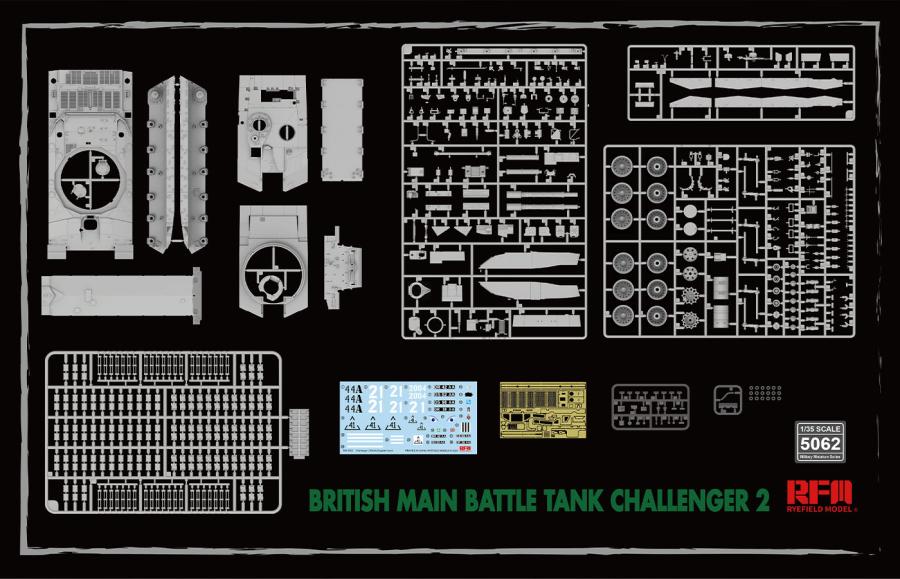 Ryefield 1/35 British Challenger 2 w/workable track links