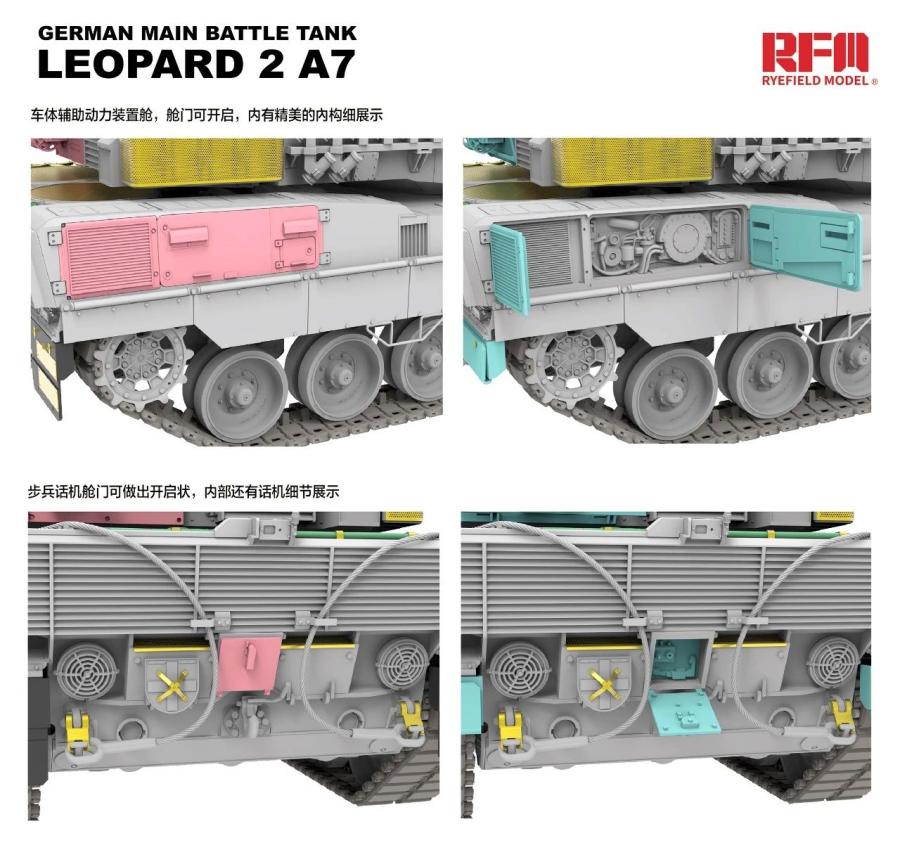 Ryefield 1/35 German MBT Leopard 2A7