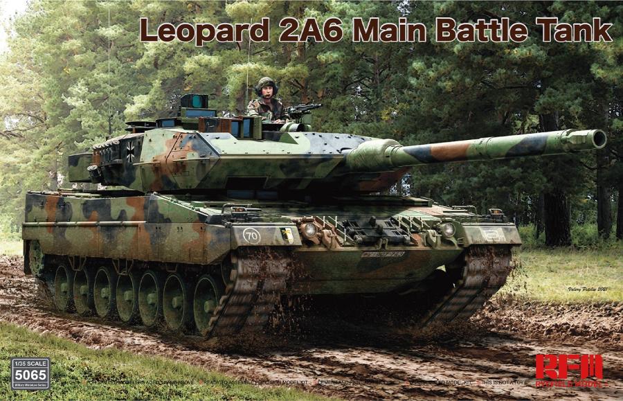 Ryefield 1/35 Leopard 2A6 with workable tracks