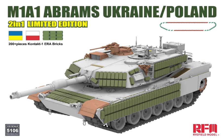 Ryefield 1/35 M1A1 Abrams Ukraine / Poland