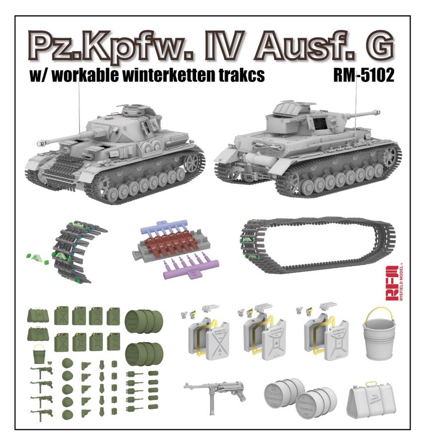 Ryefield 1/35 Panzer IV Ausf. G w/Winterketten Tracks