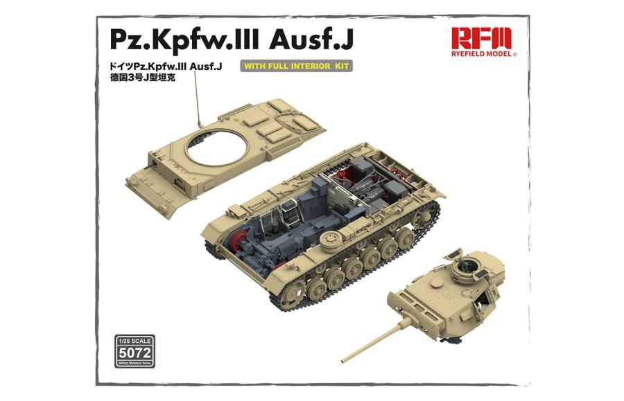 Ryefield 1/35 Pz. Kpfw. III Ausf. J w/full interior