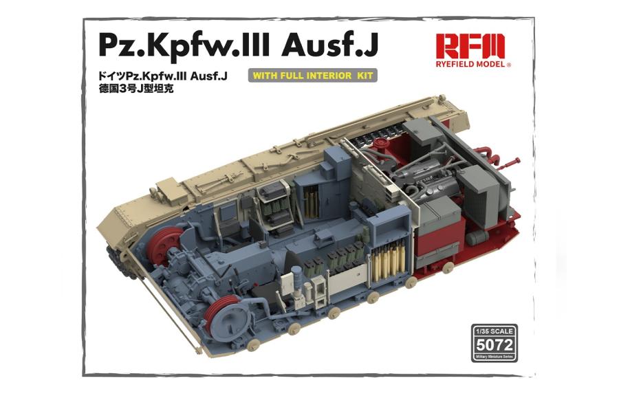 Ryefield 1/35 Pz. Kpfw. III Ausf. J w/full interior