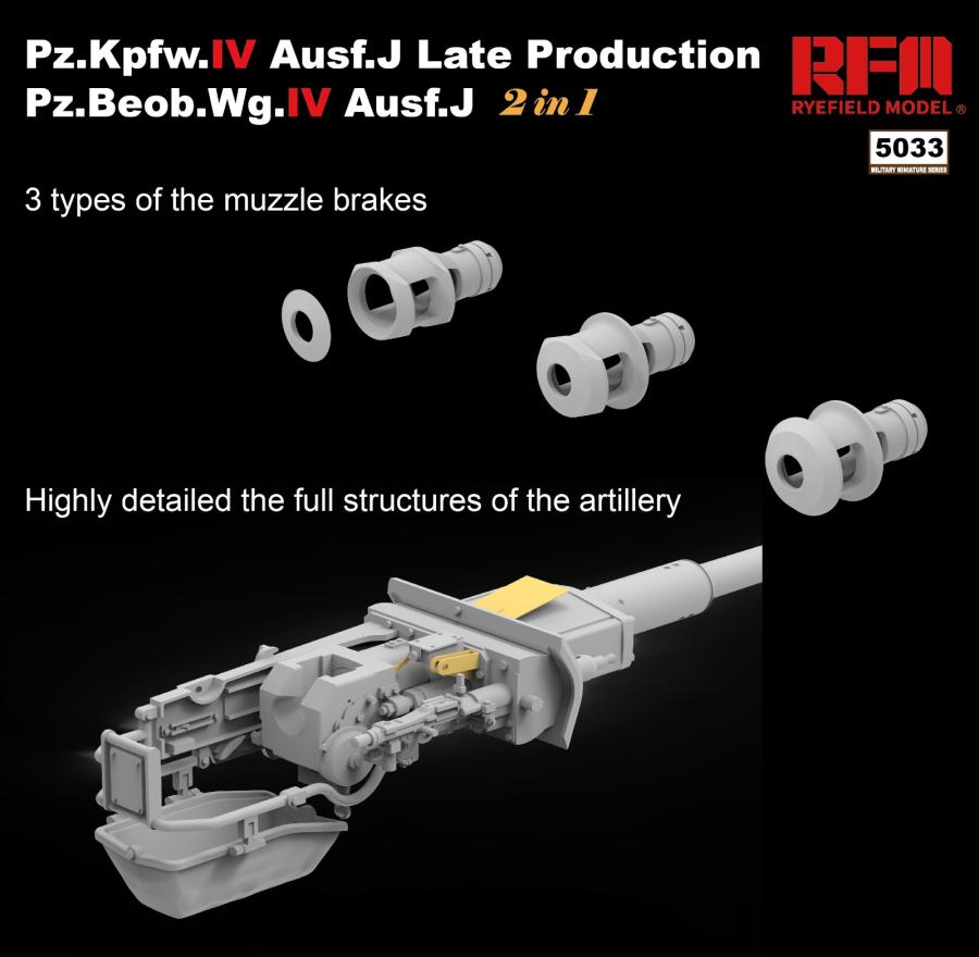 Ryefield 1/35 Pz.kpfw.IV Ausf.J late production /Pz.beob.wg.IV Ausf.J