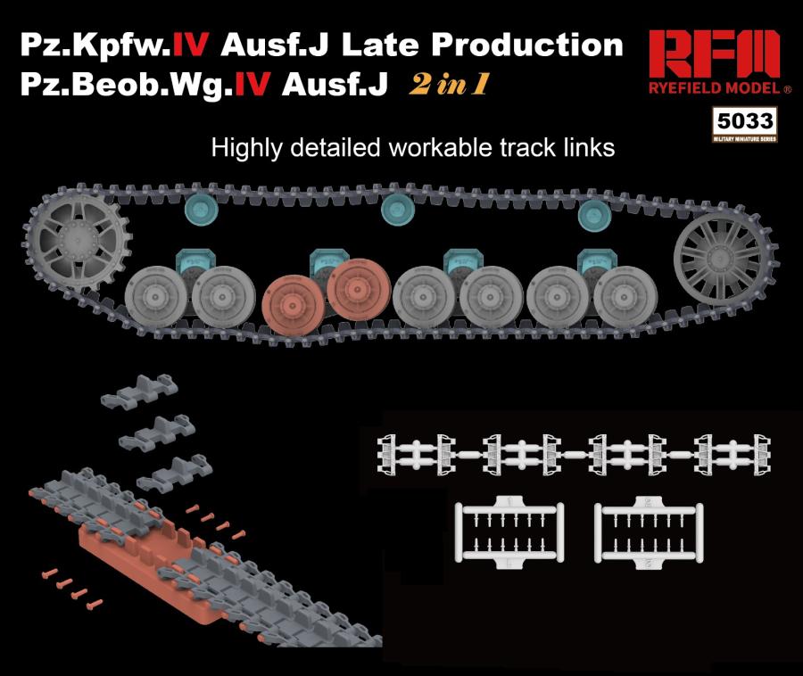 Ryefield 1/35 Pz.kpfw.IV Ausf.J late production /Pz.beob.wg.IV Ausf.J