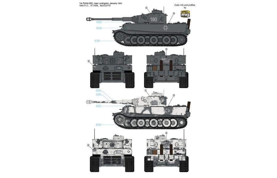 Ryefield 1/35 Tiger I Initial production early 1943