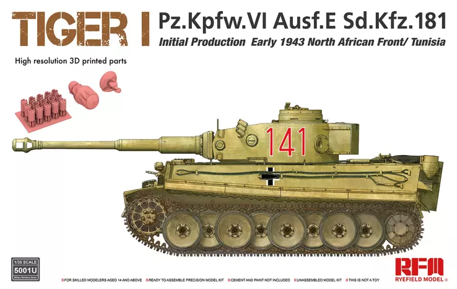 Ryefield 1/35 Tiger I initial production early 1943