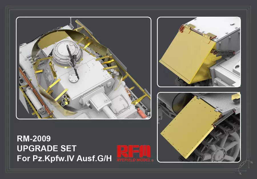 Ryefield 1/35 Upgrade set for 5046, 5053 & 5055 Pz.IV Ausf.G/H