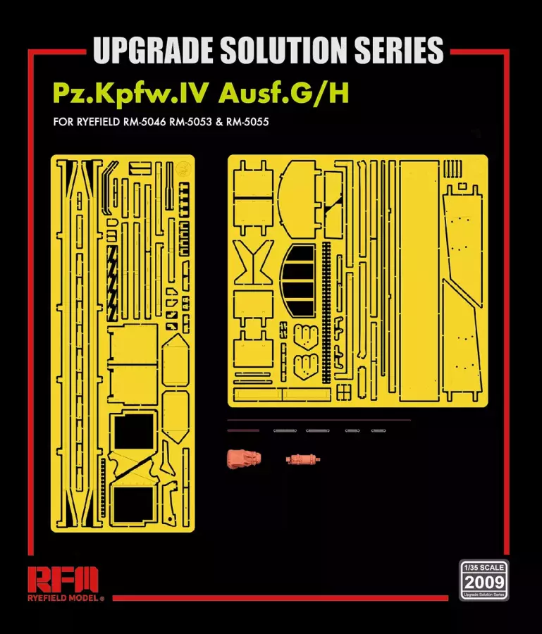 Ryefield 1/35 Upgrade set for 5046, 5053 & 5055 Pz.IV Ausf.G/H