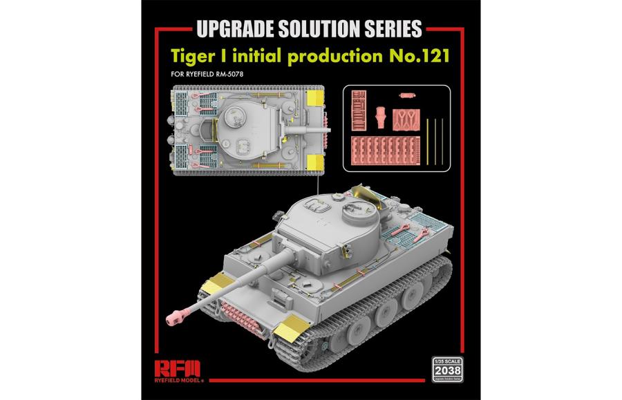 Ryefield 1/35 Upgrade set for 5078 Tiger I initial prod. No.121