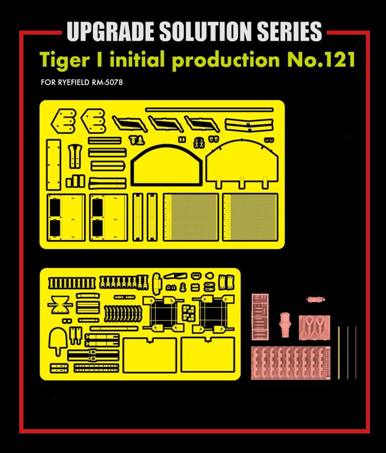 Ryefield 1/35 Upgrade set for 5078 Tiger I initial prod. No.121