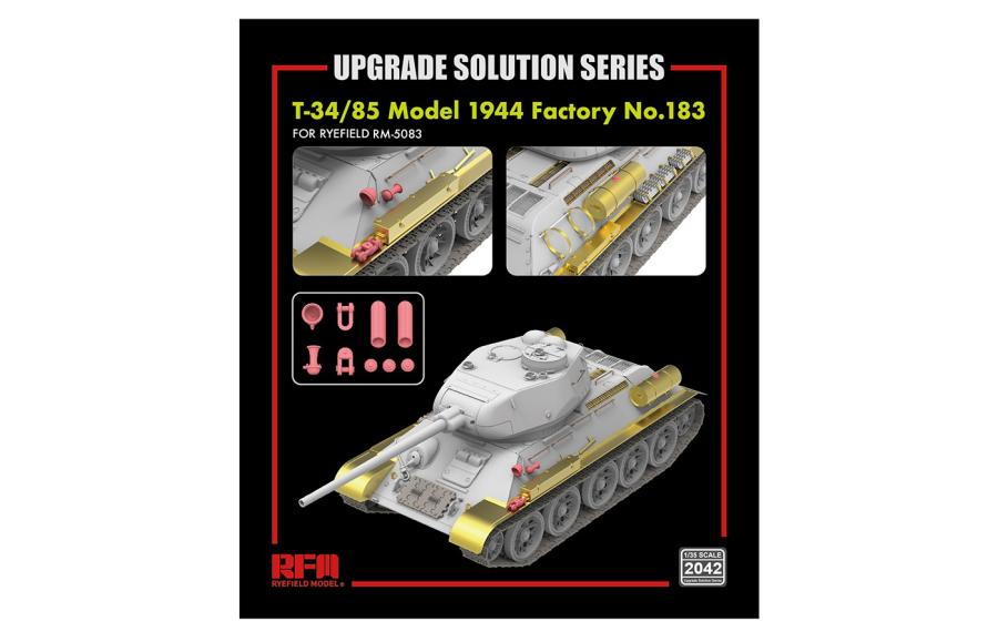 Ryefield 1/35 Upgrade set for 5083 T-34/85 Model 1944