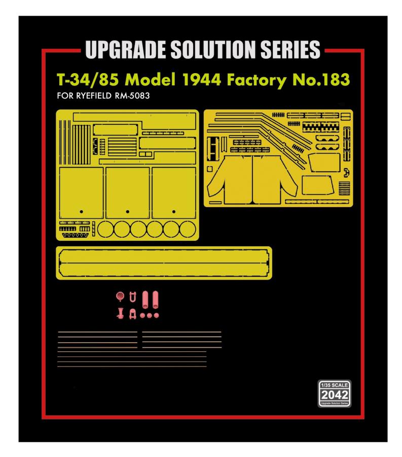 Ryefield 1/35 Upgrade set for 5083 T-34/85 Model 1944