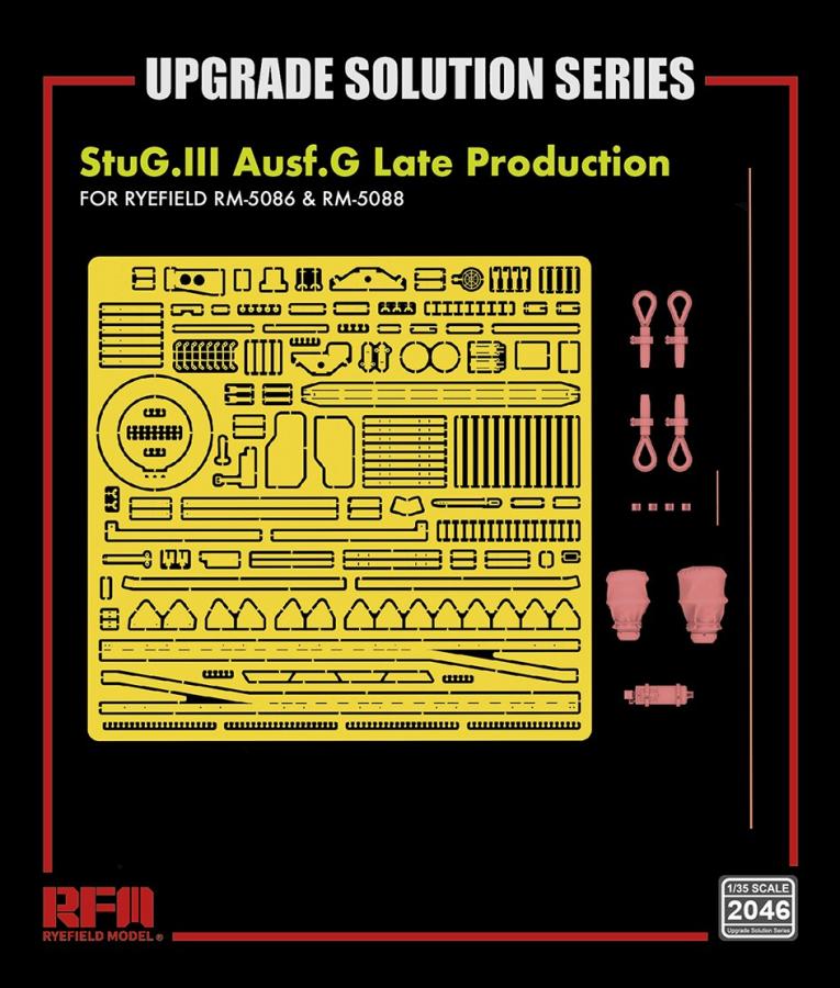 Ryefield 1/35 Upgrade set for 5086 & 5088 StuG.III Ausf.G Late