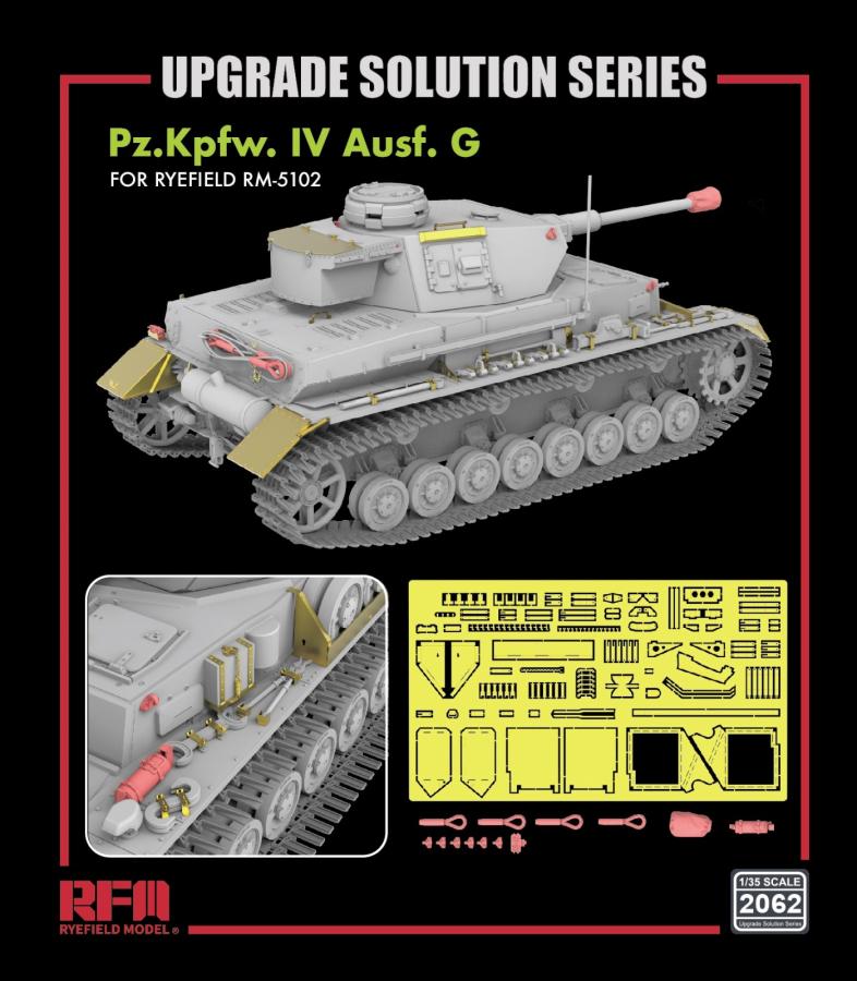 Ryefield 1/35 Upgrade Set for 5102 Panzer IV Ausf. G kit