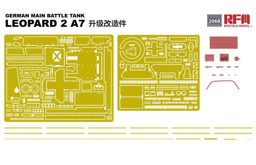 Ryefield 1/35 Upgrade Set for Ryefield 5108 Leopard 2 A7