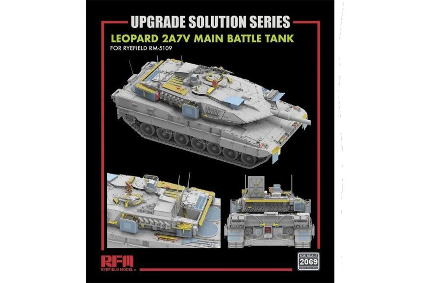 Ryefield 1/35 Upgrade Solution for Ryefield Leopard 2A7V