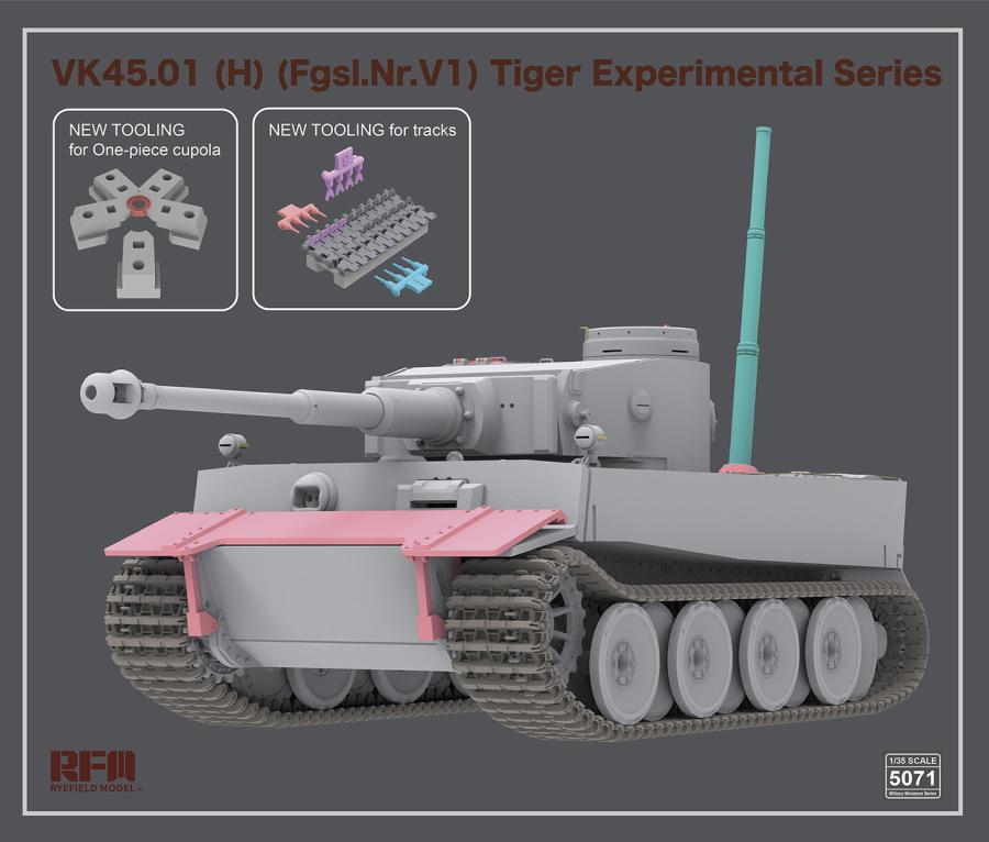 Ryefield 1/35 VK45.01(H) (Fgsl.Nr.V1) Tiger Experimental Series