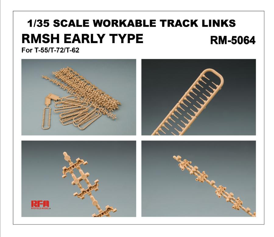 Ryefield 1/35 Workable Tracks RMSH Early Type For T-55/72/62