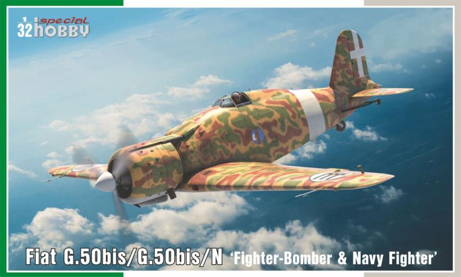 Specialhobby 1/32 Fiat G.50bis/G.50bis/N "Fighter-Bomber & Navy Fighter"